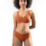 high waist brief brown sugar